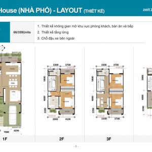 Layout Nhà Phố ZEITGEIST Nhà Bè