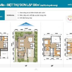 ĐƠN LẬP VEN SÔNG 450M2 ( có hầm và Sân vườn ) ZEITGEIST || GS NHÀ BÈ mat bang biet thu don lap 300m co ham san vuon loai A1 gs zeitgeist nha be 4
