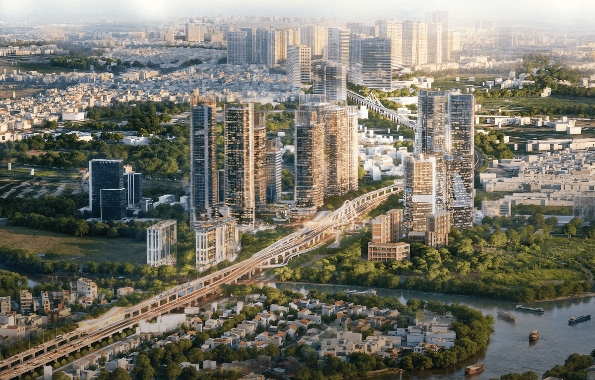 Phối cảnh thiết kế tổng thể dự án đường trên cao tại Nam Sài Gòn